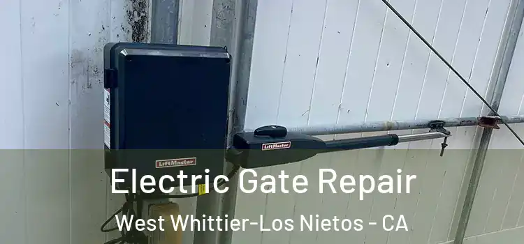 Electric Gate Repair West Whittier-Los Nietos - CA